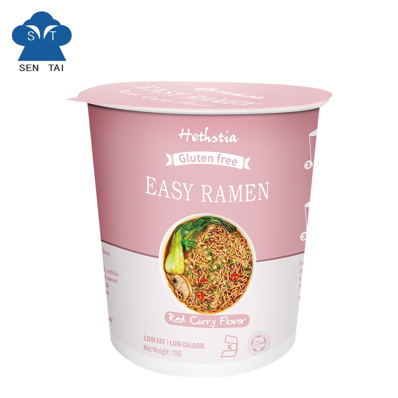Asian Noodles Gluten Free Vegan Ramen Noodles Instant Vegetarian Plant-based Instant Rice Ramen Style Tomato Noodle Cups
