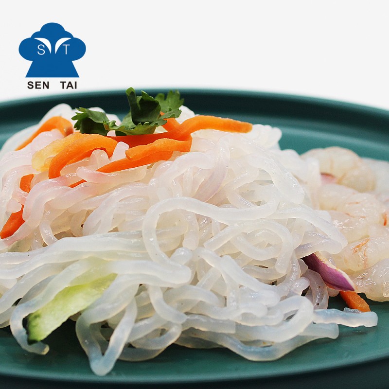 Ready-Cooked Gluten-Free Konjac Shirataki Noodles Instant Glucomannan Pasta Packaged in Bag for Adults