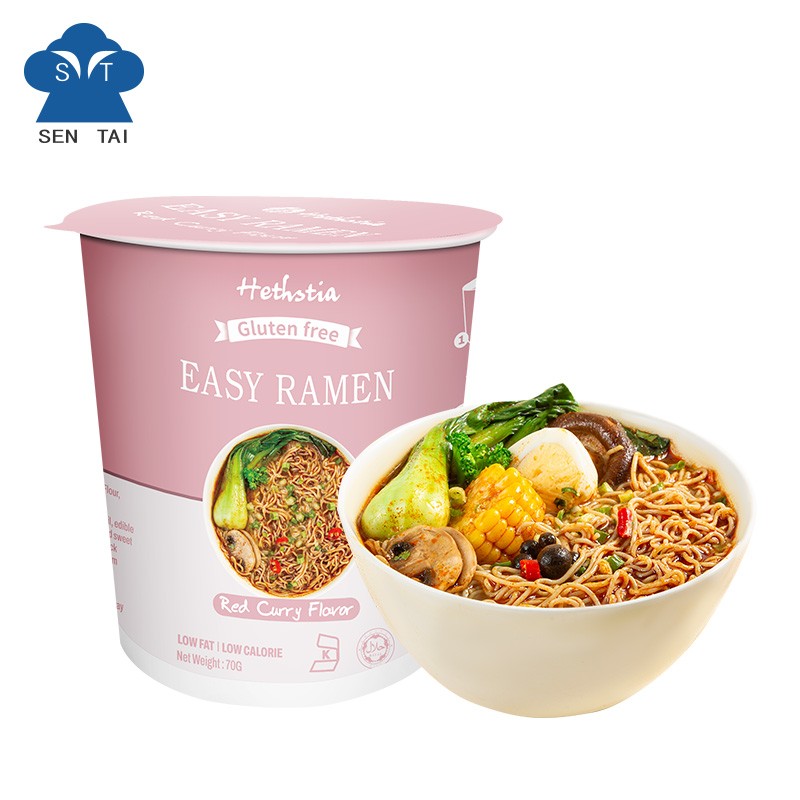 Asian Noodles Gluten Free Vegan Ramen Noodles Instant Vegetarian Plant-based Instant Rice Ramen Style Tomato Noodle Cups