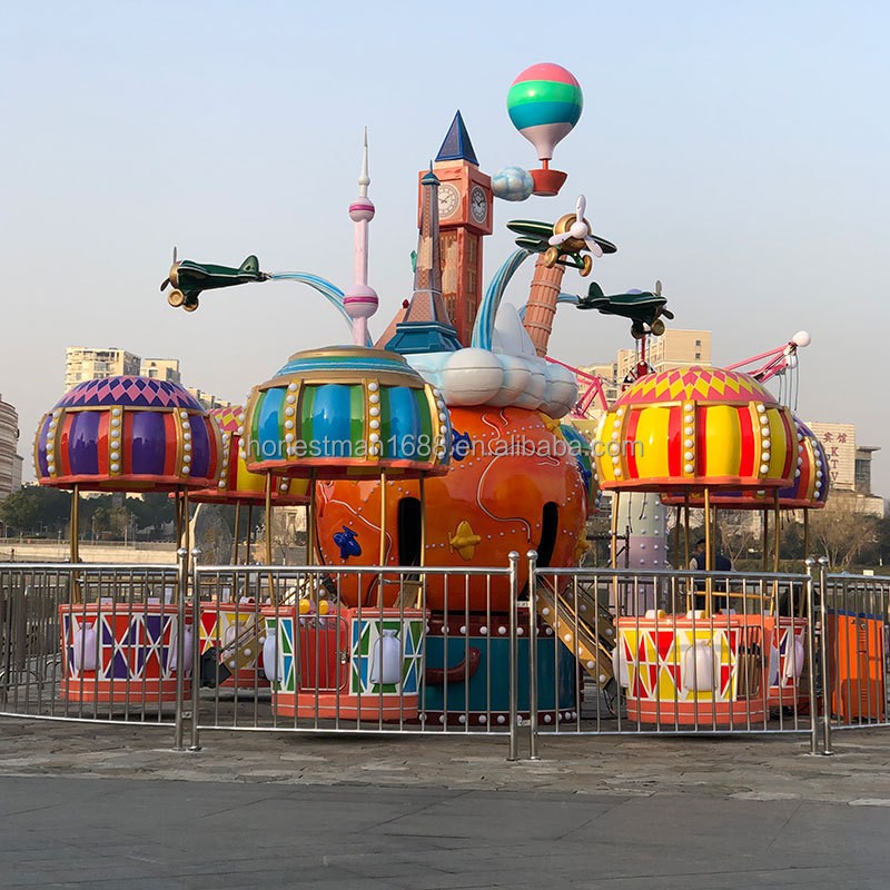 Airplane Ride Manufacturer - Outdoor Playground Airplane Self Control