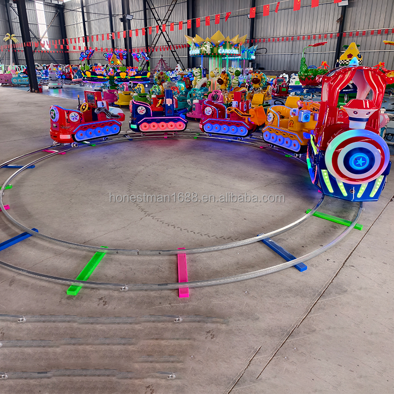 Steel Train Manufacturer - Children's Steel Ride-On Train Track Kids