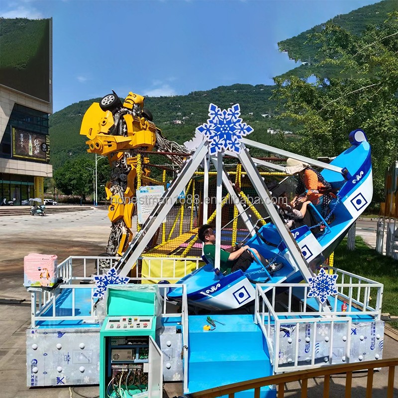 Boat Amusement Factory - Swing with Trailer Kids Toy Boat