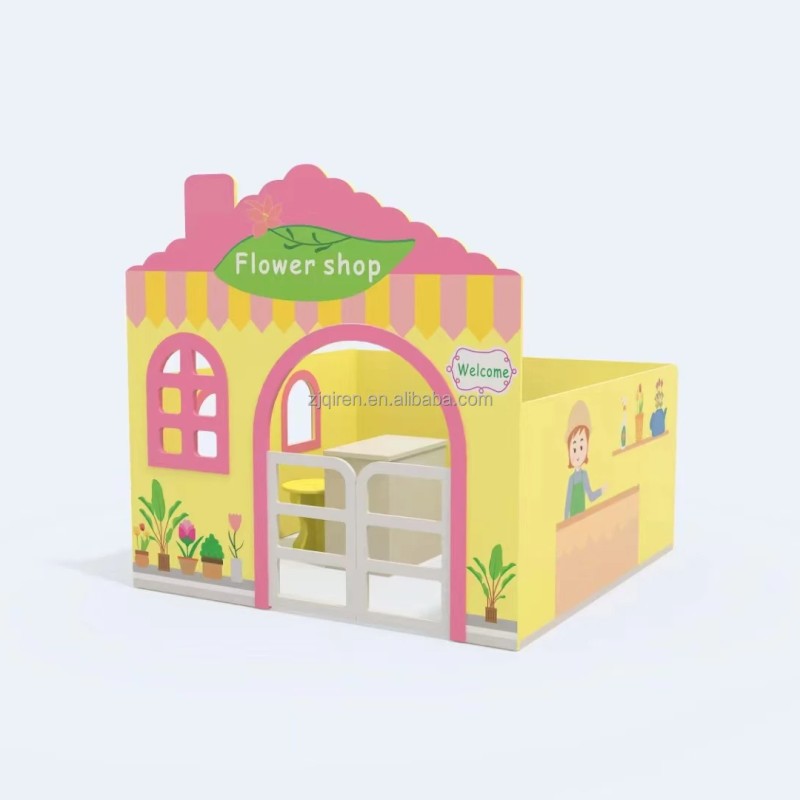 Role Play House Supplier - Safety Low Price Indoor Doll House Simulation