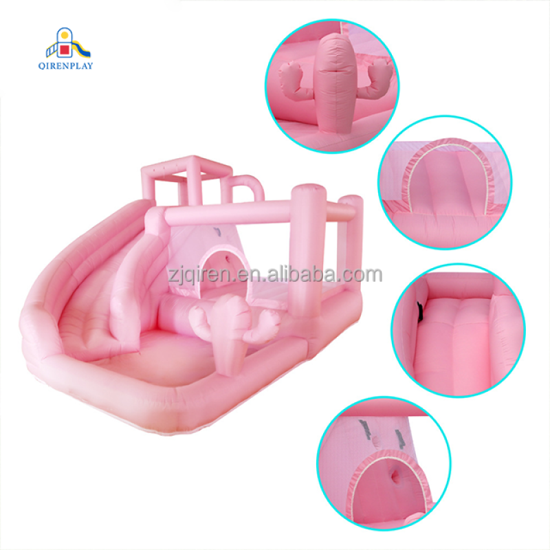 Inflatable Bouncer Manufacturer - Pink Custom Wedding Event Jump House