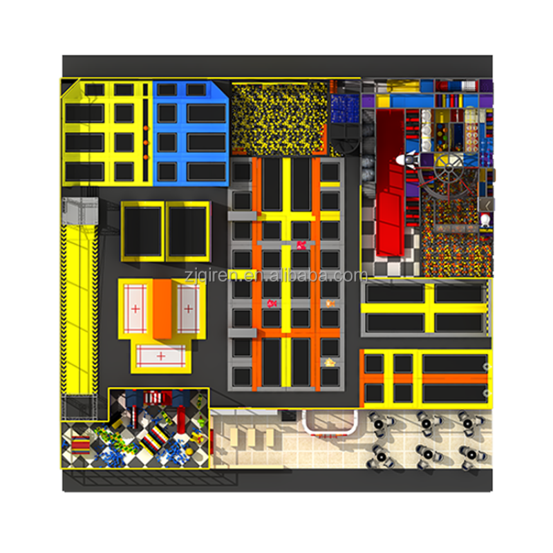 Indoor Trampoline Manufacturer - Hot Sale Amusement Grand Adventure Parks