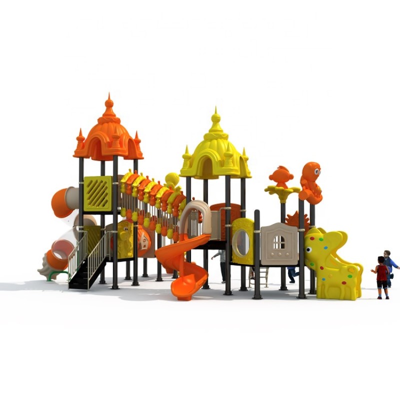 Playground Equipment Supplier - Multifunctional Plastic Swing Slide for Sale