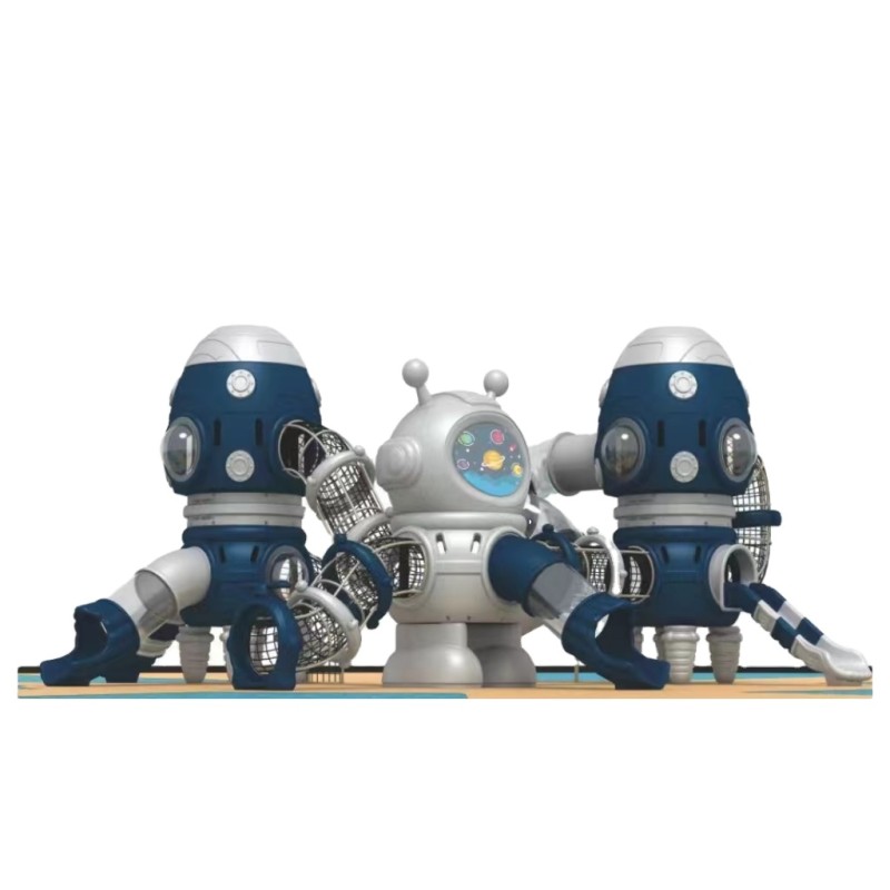 Soft Playhouse Supplier - Planet Series Sliding Climbing Kindergarten