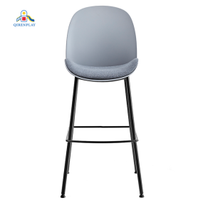 Bar Stool Manufacturer - Comfortable Fabric High Chairs Coffee Shop