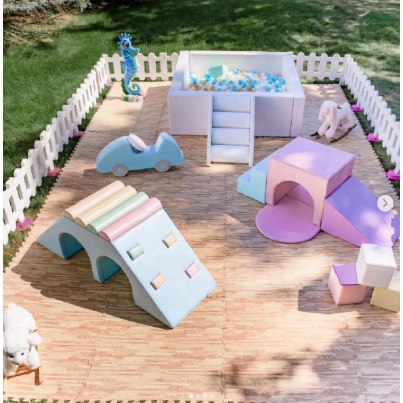 Soft Play Equipment Manufacturer - Commercial Ball Pit Climbing Set for Kids