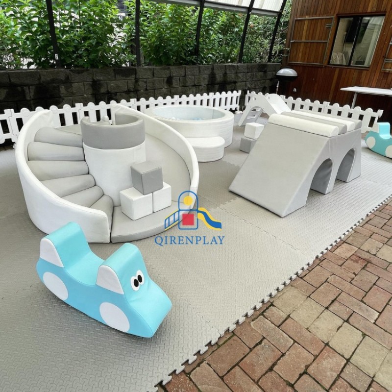 Playground Equipment Manufacturer - Outdoor White Naughty Castle for Parties