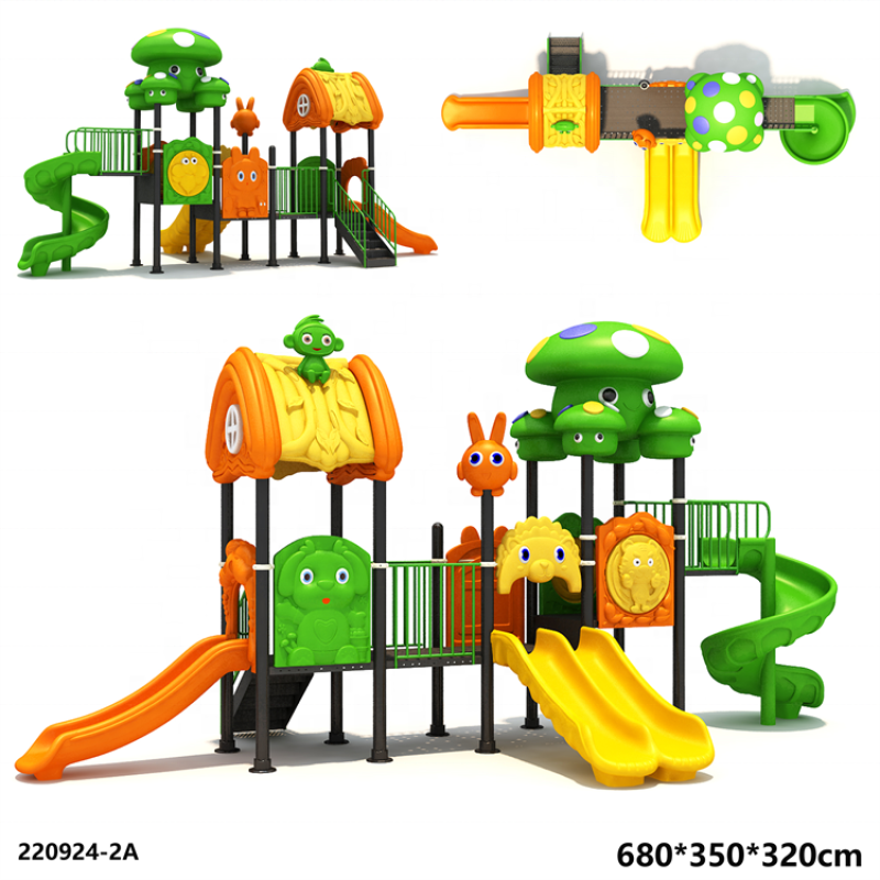 Playground Slide Supplier - Custom Popular Amusement Park Outdoor Design