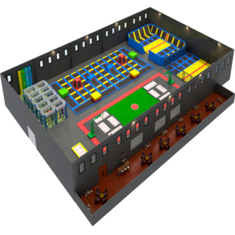 Bungee Jumping Equipment Factory - Customized Safe Commercial Trampoline Parks