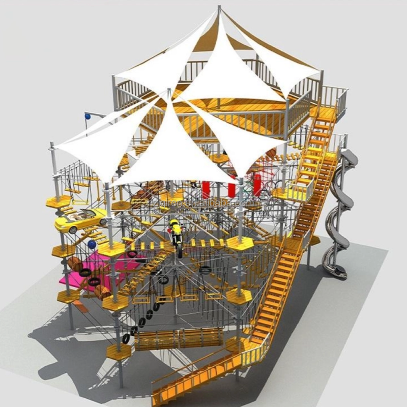 Adventure Playground Supplier - Customized Children Indoor Rope Space