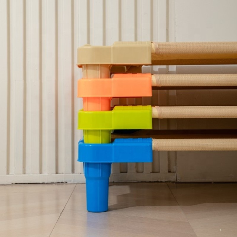 Kids Single Bed Supplier - Kindergarten Nursery Stackable Space Saving Cot