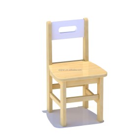 School Chair Manufacturer - Cheap Wooden Baby Students Safety Design