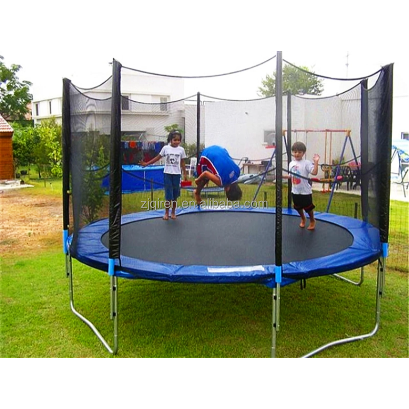 Fitness Trampoline Manufacturer - 8FT Elastic Bed Steel Frame PP Material