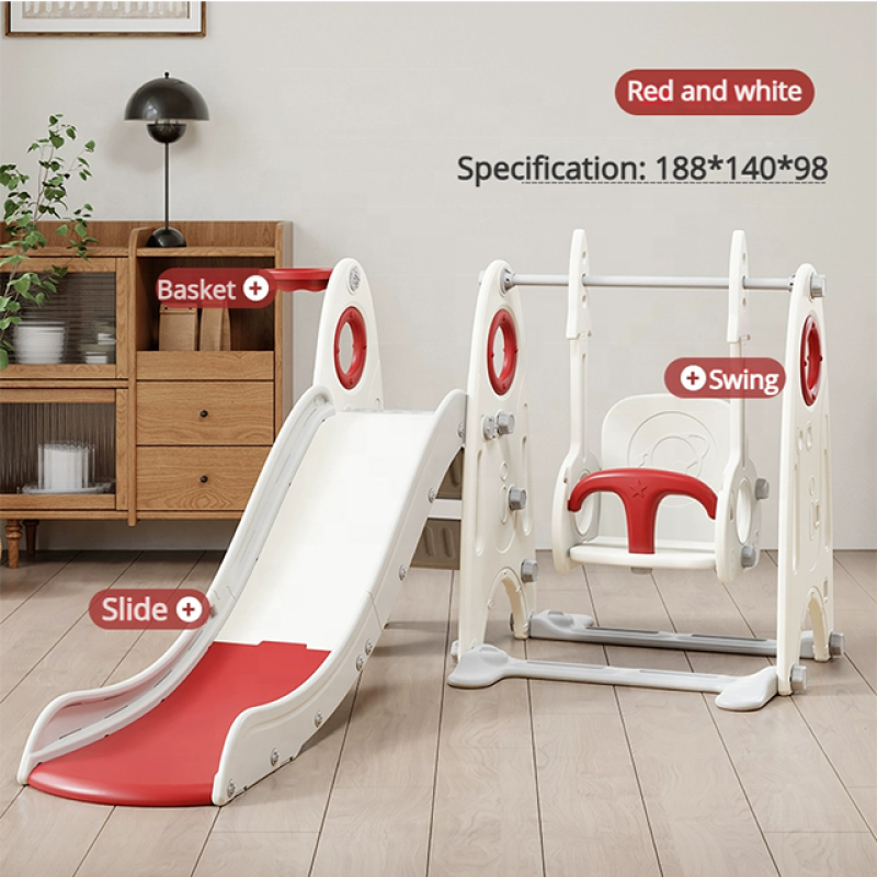 Car Slide Combination Manufacturer - Kindergarten Plastic Kids Swing Set