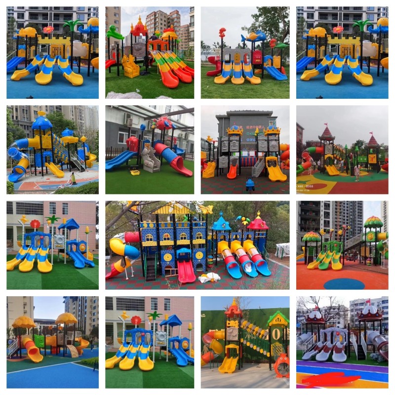 Playground Slide Manufacturer - Custom Plastic Slide Swing Set for Kids