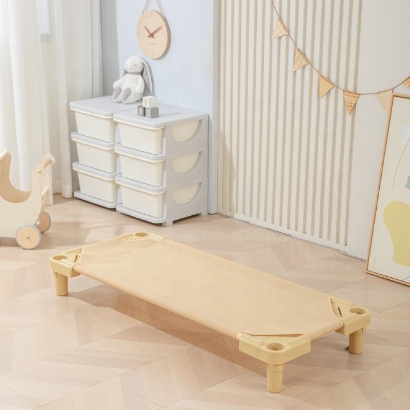 Plastic Cot Bed Manufacturer - Durable Colorful Stackable Kids Bed