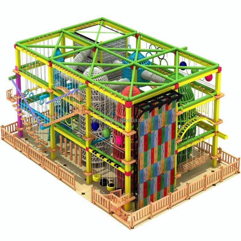 Adventure Playground Supplier - Customized Children Indoor Rope Space