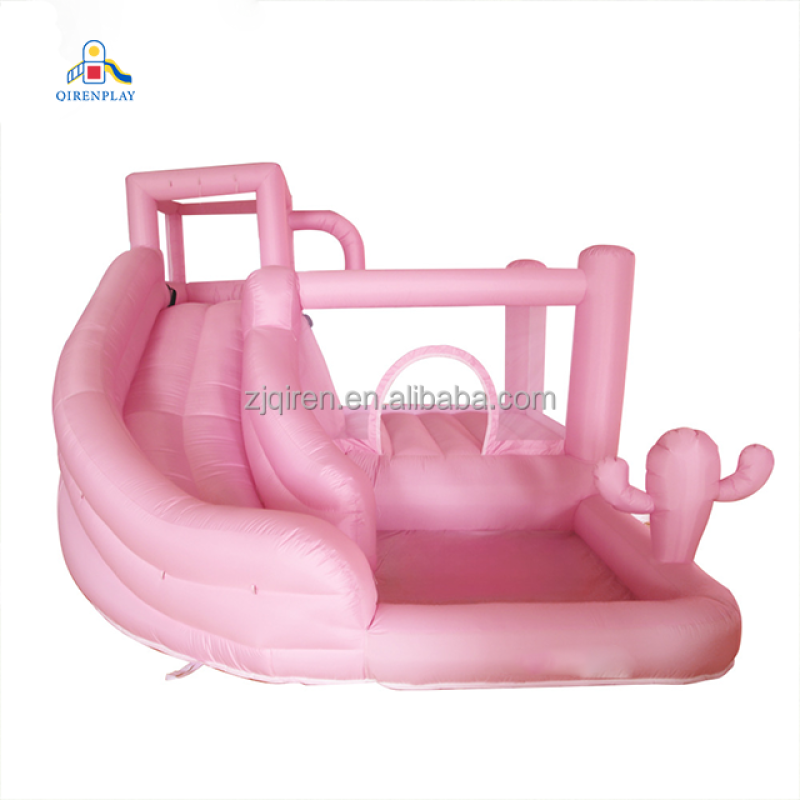 Inflatable Bouncer Manufacturer - Pink Custom Wedding Event Jump House