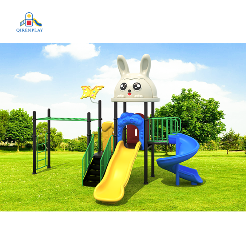 Playground Set Supplier - Cheap Adventure Land Playhouse with Slide