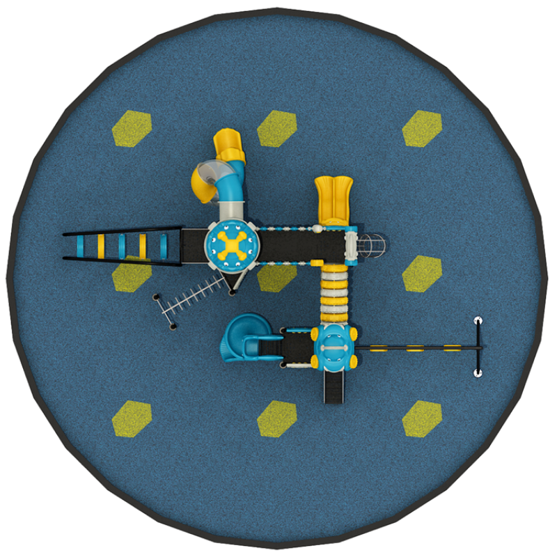 Playground Slide Factory - Custom DA Type Outdoor Amusement Park Equipment