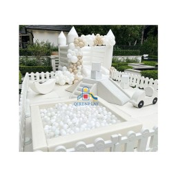Playground Equipment Manufacturer - Outdoor White Naughty Castle for Parties