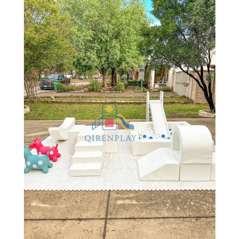 Playground Equipment Manufacturer - Outdoor White Naughty Castle for Parties