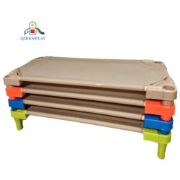 Preschool Bed Supplier - Multifunctional Plastic Breathable Daycare Cot