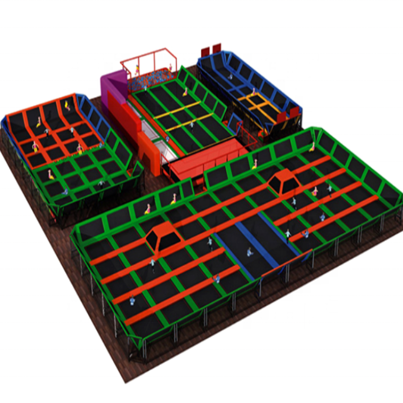 Bungee Jumping Equipment Factory - Customized Safe Commercial Trampoline Parks