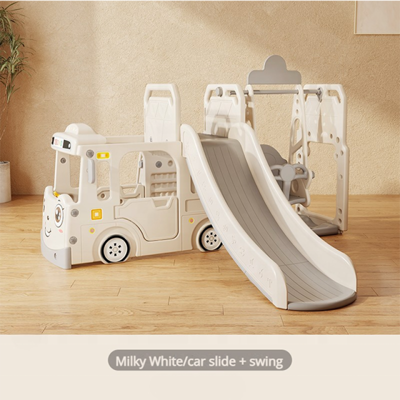 Car Slide Combination Manufacturer - Kindergarten Plastic Kids Swing Set