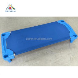 Stackable Cots Factory - Wholesale Blue Plastic Children Sleeping Cots