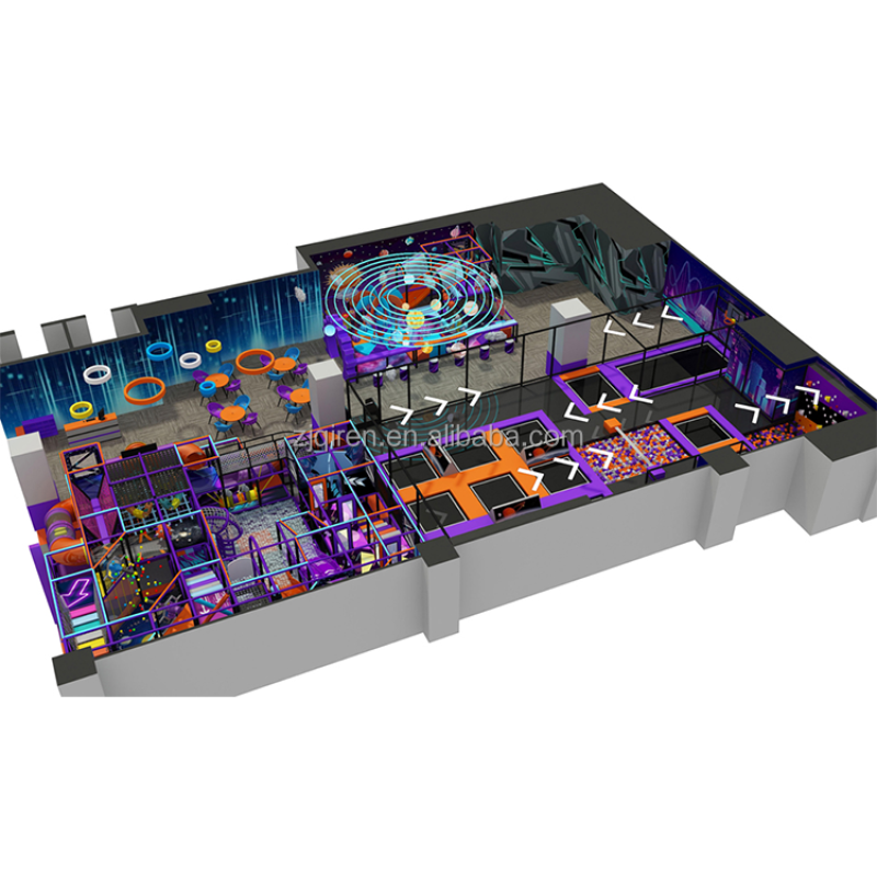 Trampoline Park Equipment Supplier - Best Selling Ninja Warrior Basketball