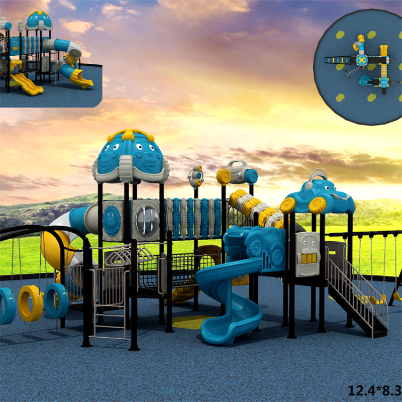 Playground Slide Factory - Custom DA Type Outdoor Amusement Park Equipment