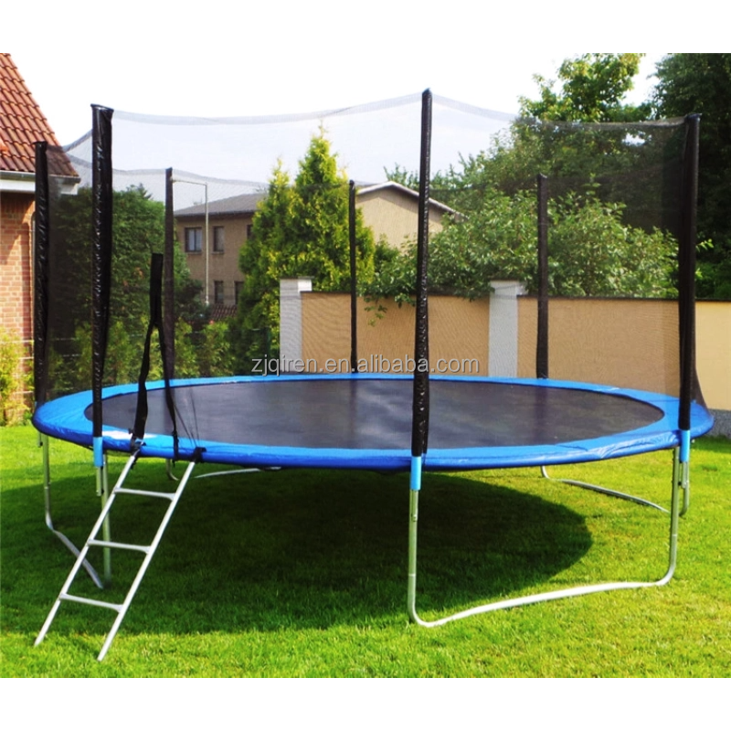 Fitness Trampoline Manufacturer - 8FT Elastic Bed Steel Frame PP Material