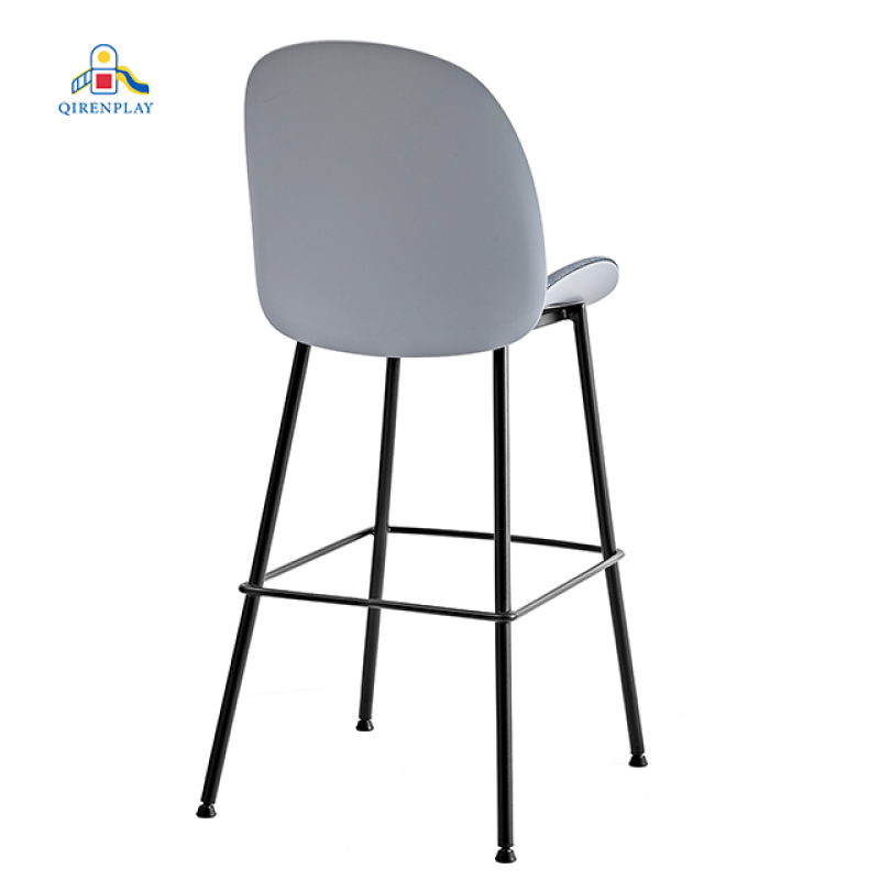 Bar Stool Manufacturer - Comfortable Fabric High Chairs Coffee Shop