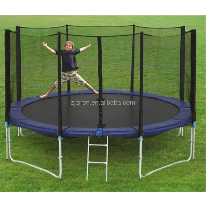 Fitness Trampoline Manufacturer - 8FT Elastic Bed Steel Frame PP Material