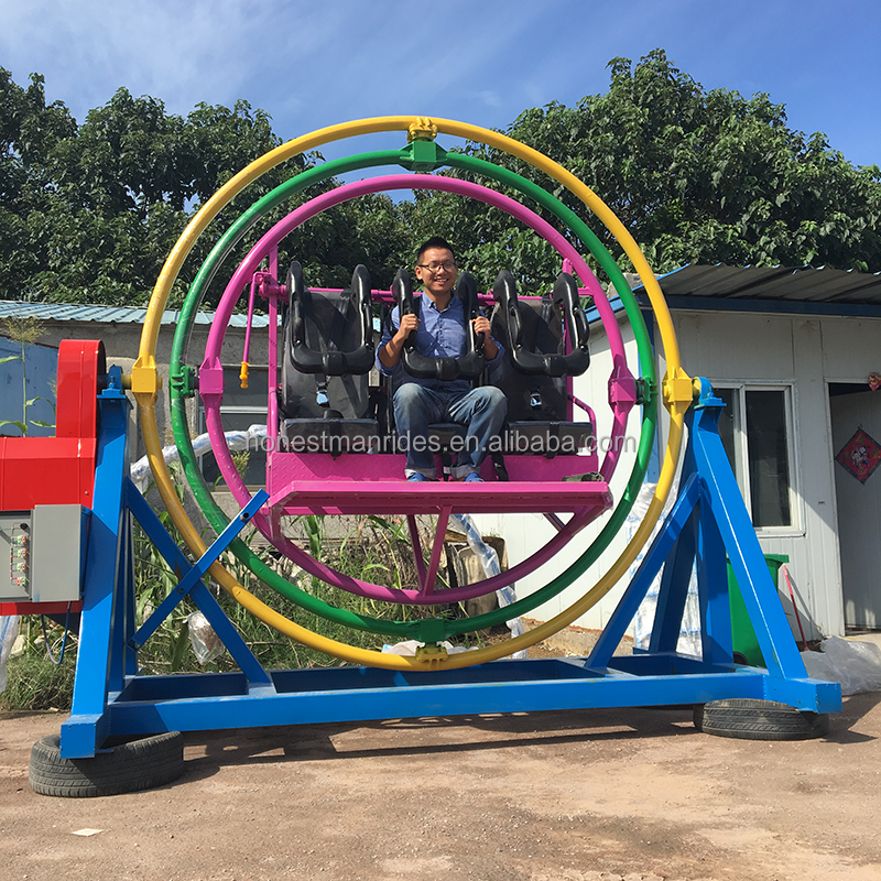Amusement Equipment Manufacturer - 6 Seats UK Trainer Chair Human Gyroscope