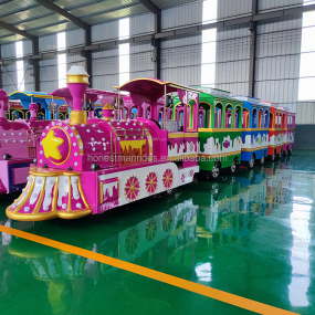 Tourist Ride Supplier - 16 Seats Tourist Train for Resort Fun Kids