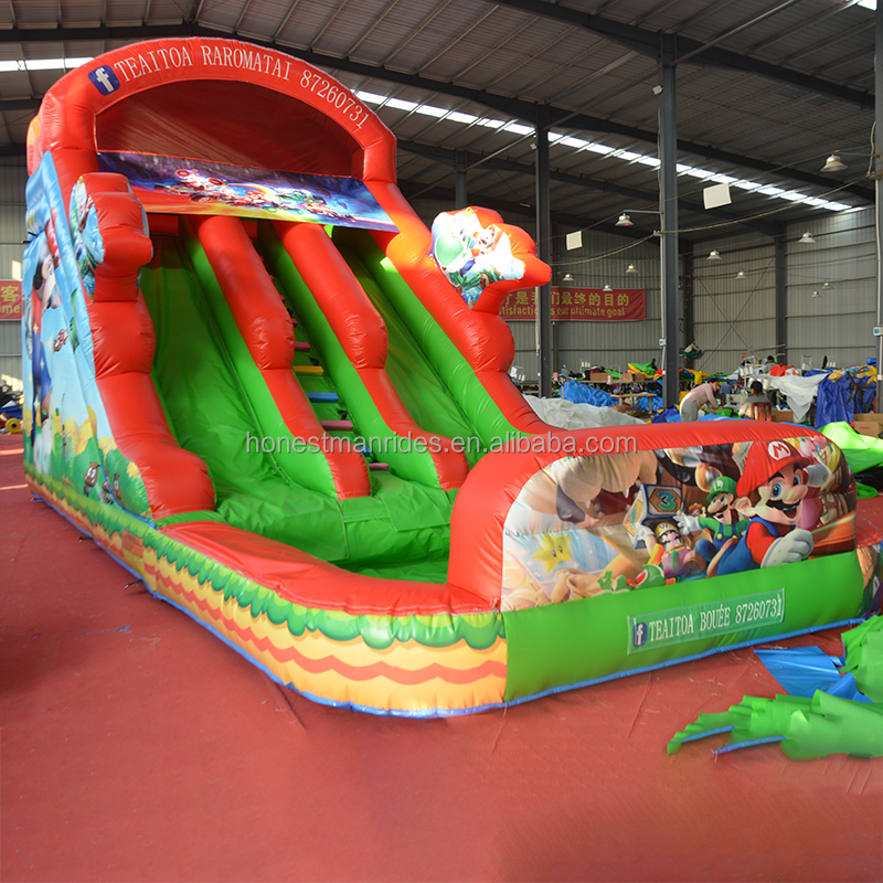 Water Slide Supplier - PVC with Pool Outdoor Bounce House Slide