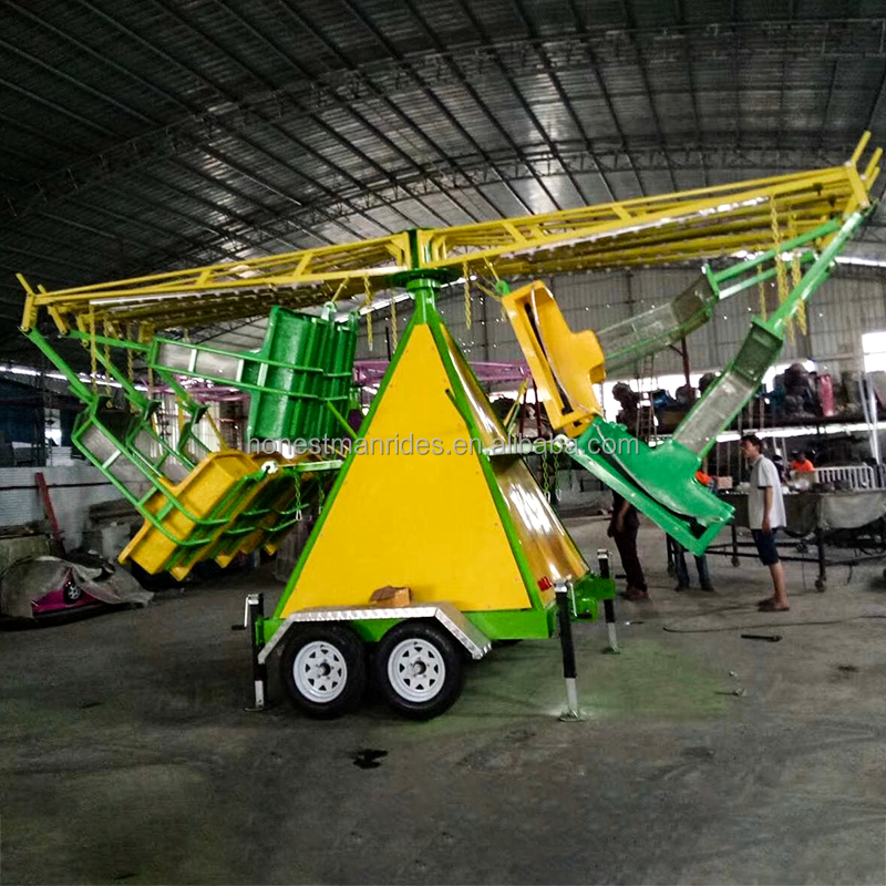 Portable Ride Supplier - Sale Mini Kids Small Carousel Swing Trailer