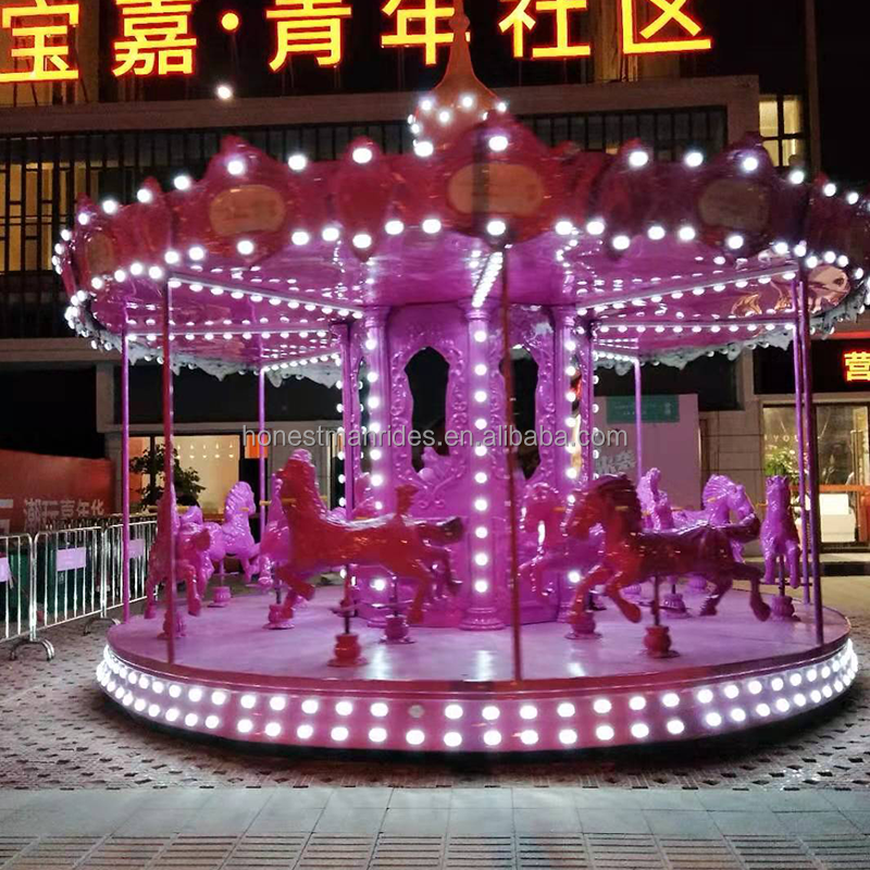 Merry Go Round Manufacturer - Sale White Amusement Park Babies Ride