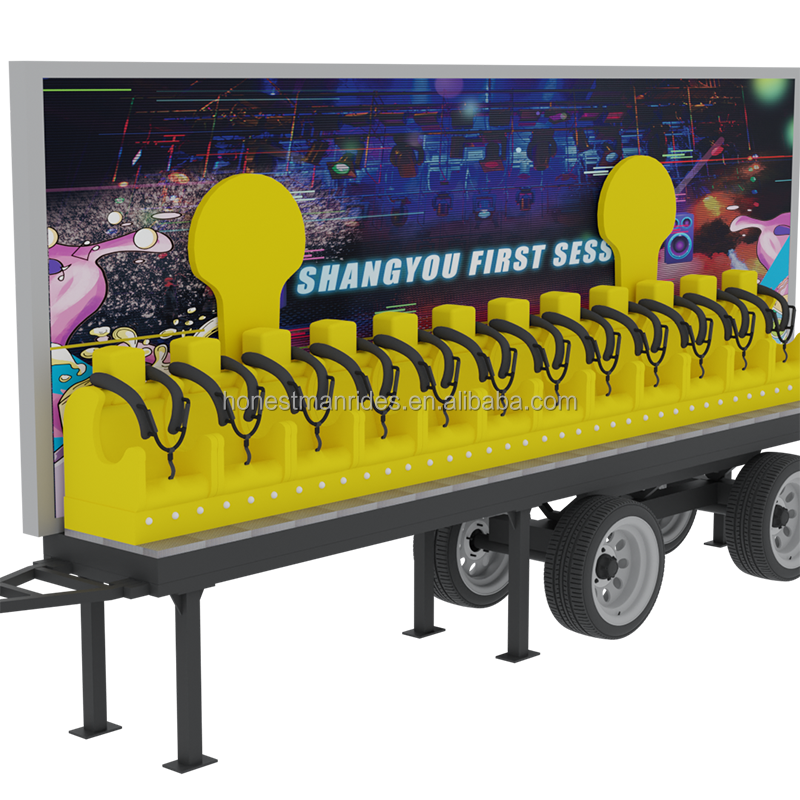 Wave Ride Supplier - 12 Seats Carnival Mechanical Funfair Trailer