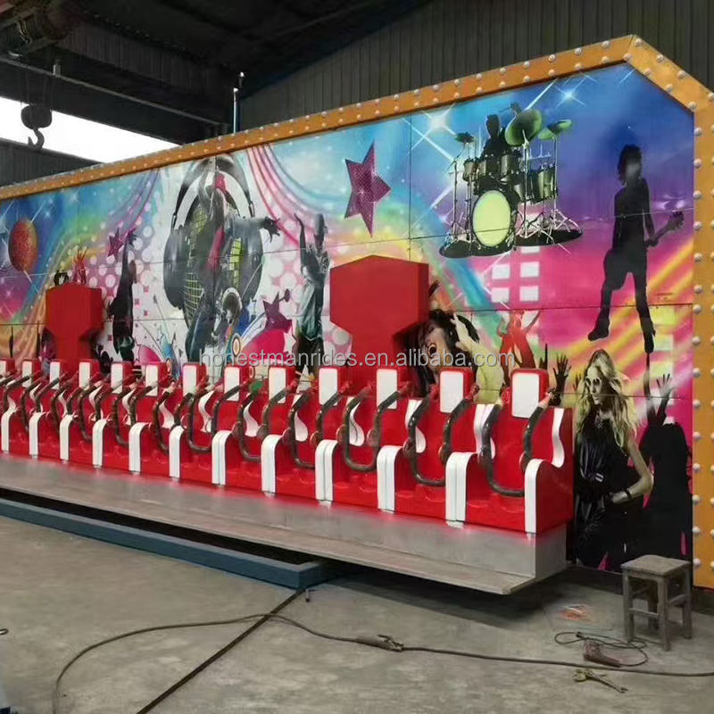 Wave Ride Supplier - 12 Seats Carnival Mechanical Funfair Trailer