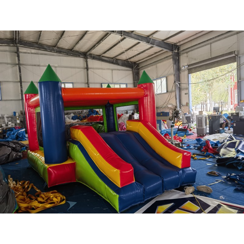 Bouncy House Supplier - 2025 New Design 3m x 4m PVC Inflatable Slide