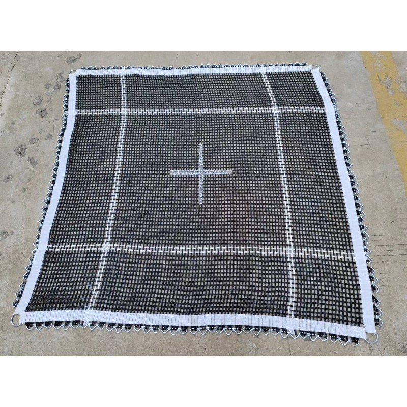 Jumping Mat Supplier - Black Indoor Outdoor Durable Mat White Line