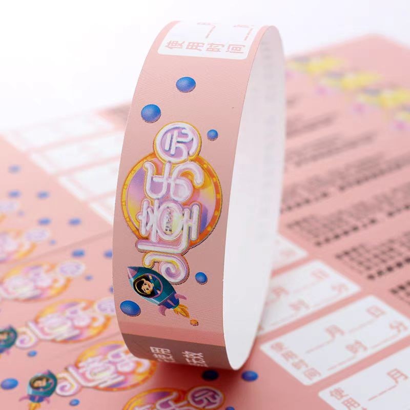 Paper Wristbands Manufacturer - Printable PP Waterproof Party Bracelet