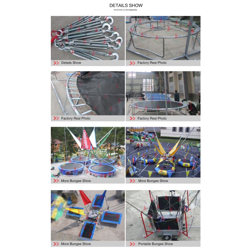 Bungee Trampoline Factory - Hot Sale Park Carousel Bungee Jump