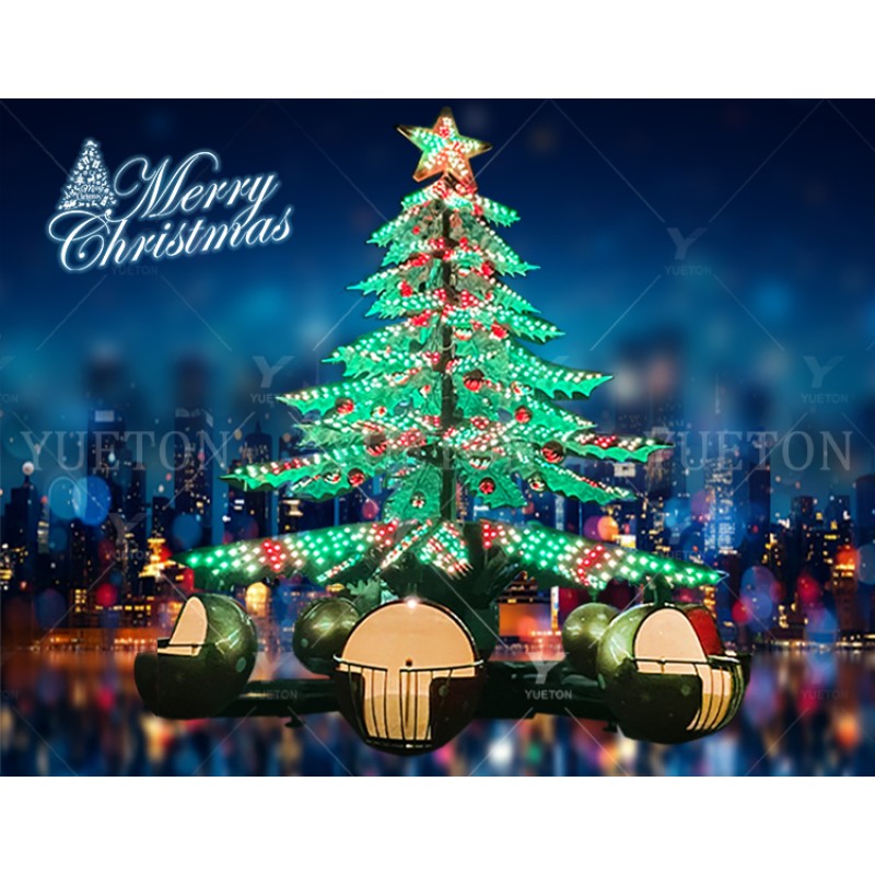 Christmas Tree Ride Manufacturer - CE Certificated Fiberglass Metal